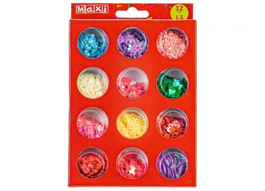 Confetti 12 forme x1.5gr,Maxi MX62543