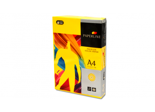 Hirtie color PAPERLINE A4 160gr 250foi Lemon IT210-160