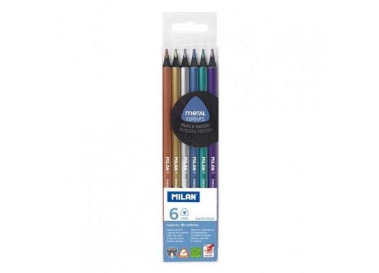 Creioane color CoolForSchool 12cul Metallic CF15168
