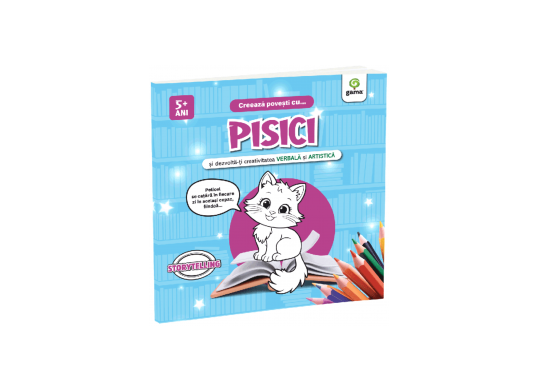 Carte Creaza povesti cu... Pisici 5+ani CD7493