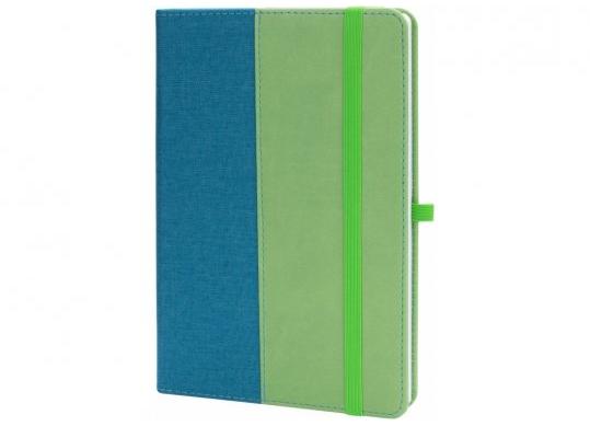 Agenda nedata cu elastic A5 128 foi COMBI-18cop.tare,piele) linii O20125-18