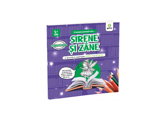 Carte Creaza povesti cu... Sirene si Zine 5+ani CD7509