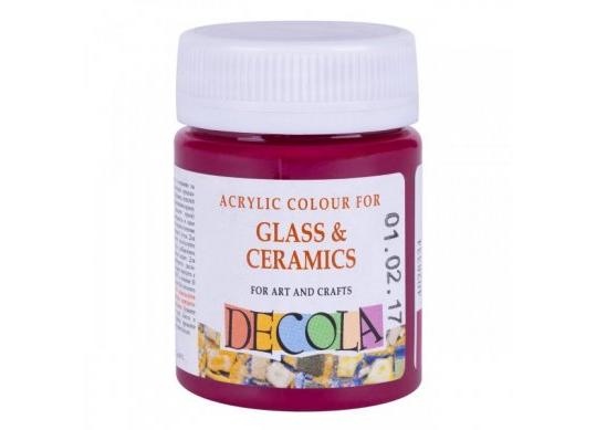 Acril sticla&ceramica Decola 50ml Roz inchis 4028334