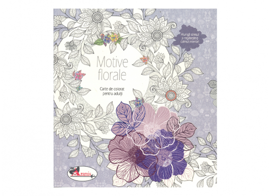 Carte Motive florale. Carte de colorat pentru adulti CD4001