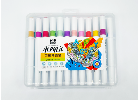 Carioci Acrylic 24cul (cutie plastic)ML3-5 868-24