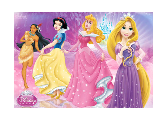 Tablou cu DIAMANTE 20x30 Printesele Disney (fara sasiu) GLB30541