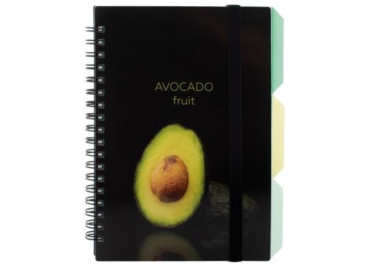 Carnet cu spira B6(122x177) 100foi (4/1)Avocado O20358-01