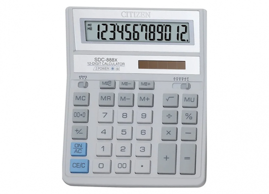 Calculator Citizen 888 alb SDC888-XWH