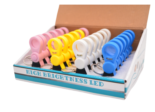 Lupa breloc cu lumina mica 5*20mm 089