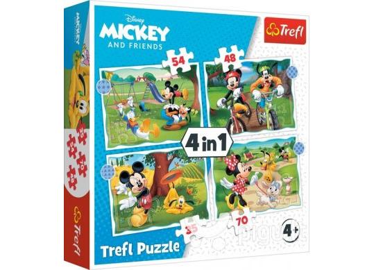 Puzzle 4W1 buc TREFL mix 34385/23-34604/34249 RT343xx