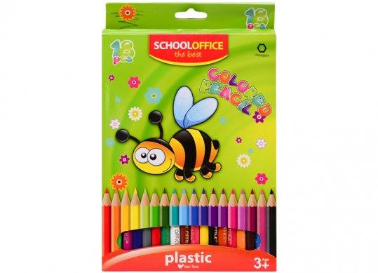 Creioane color 18 cul (plastic) SO32