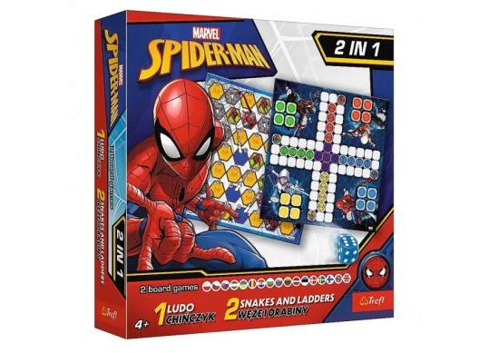 Joc de masa 2 in 1 Ludo/Snakes & Ladders Spider-Man C51175