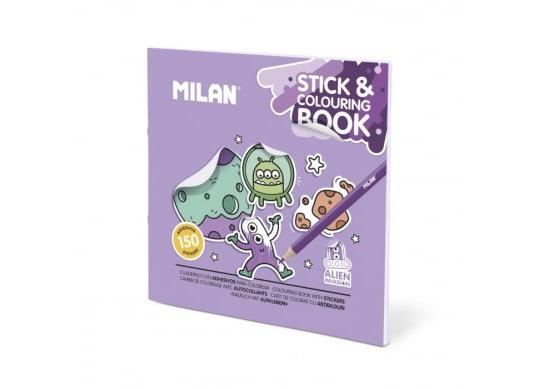 Carte coloram-Invazia extraterestra Milan +150 autocolante 54218GS06