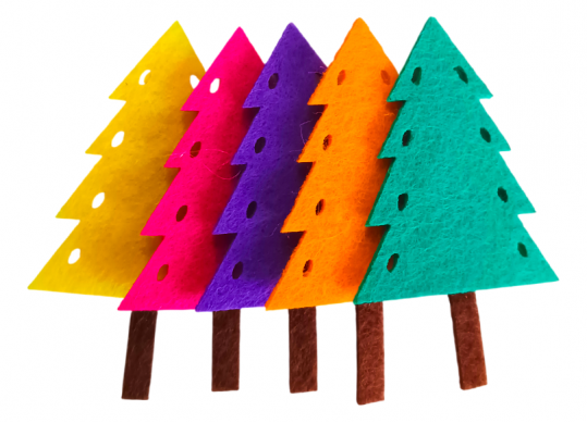 Accesorii Craft Fetru Brazi 5buc (ML36-2) 231668