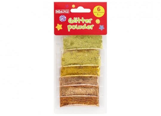Sclipici 6 cul.x 2gr.Maxi MX61733