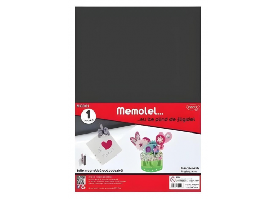 Folie magnetica autoadeziva A4 Memolel MG001