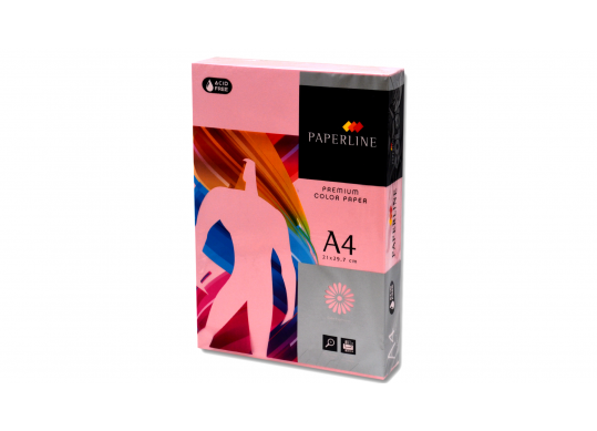 Hirtie color PAPERLINE A4 160gr 250foi Pink IT170-160