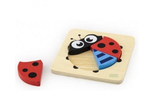 Puzzle lemn Buburuza 50168