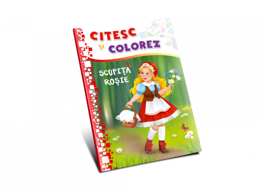 Carte Citesc si colorez Scufita rosie(nou) PD0057