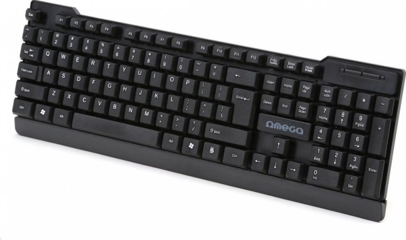 Keyboard Wired Omega OK035B, USB Black 452649